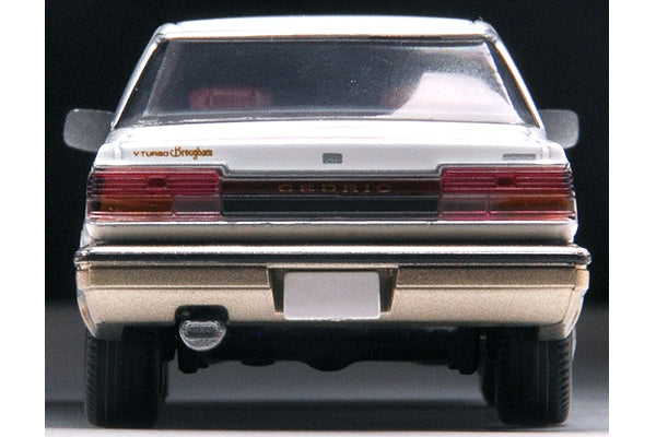 Mô hình xe Tomyca Limited Vintage TLV 1:64 Nissan Cedric V30 Turbo Brougham (white/gold) | LV-N168a