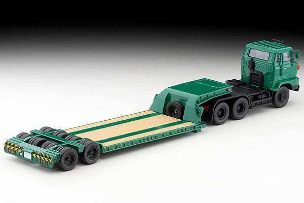 Mô hình xe Tomyca Limited Vintage TLV 1:64 Hino HH341 Heavy Equipment Transport Trailer (Green) | LV-N173b