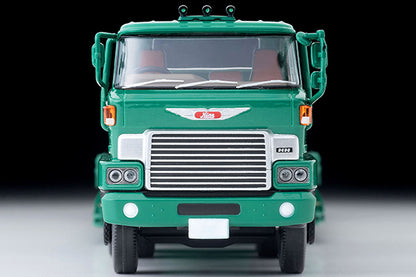 Mô hình xe Tomyca Limited Vintage TLV 1:64 Hino HH341 Heavy Equipment Transport Trailer (Green) | LV-N173b