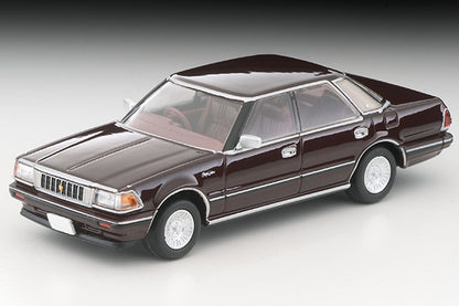Mô hình xe Tomyca Limited Vintage TLV 1:64 Toyota Crown Hardtop Supercharged Royal Saloon (Wine) 1985 model | LV-N175c