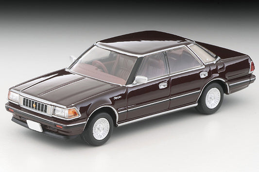 Mô hình xe Tomyca Limited Vintage TLV 1:64 Toyota Crown Hardtop Supercharged Royal Saloon (Wine) 1985 model | LV-N175c