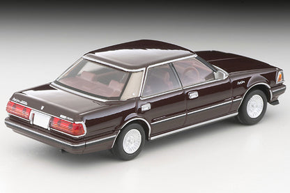 Mô hình xe Tomyca Limited Vintage TLV 1:64 Toyota Crown Hardtop Supercharged Royal Saloon (Wine) 1985 model | LV-N175c