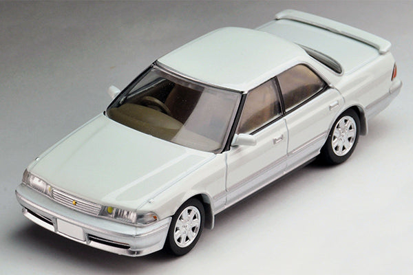 Mô hình xe Tomyca Limited Vintage TLV 1:64 Toyota Mark II 2.5GT Twin Turbo (White/Silver) | LV-N178b