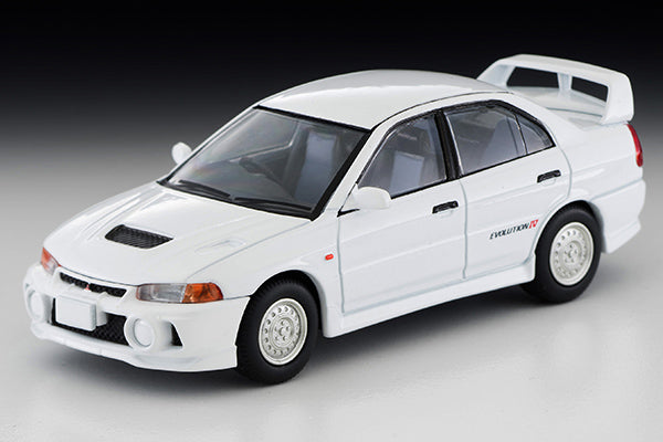 Mô hình xe Tomyca Limited Vintage TLV 1:64 Mitsubishi Lancer RS Evolution IV (white) | LV-N186c