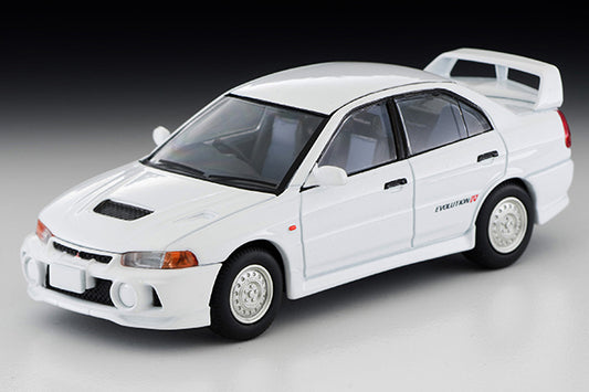 Mô hình xe Tomyca Limited Vintage TLV 1:64 Mitsubishi Lancer RS Evolution IV (white) | LV-N186c