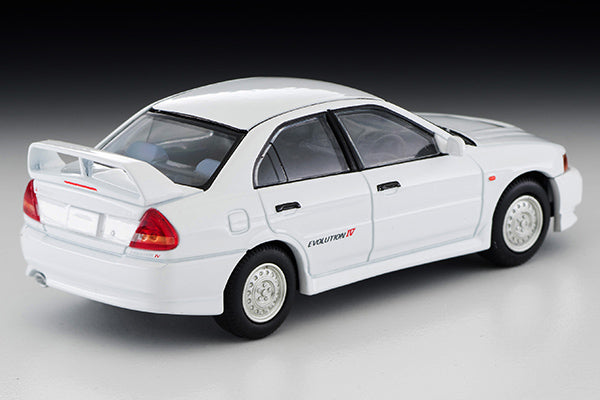 Mô hình xe Tomyca Limited Vintage TLV 1:64 Mitsubishi Lancer RS Evolution IV (white) | LV-N186c