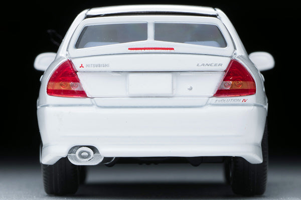 Mô hình xe Tomyca Limited Vintage TLV 1:64 Mitsubishi Lancer RS Evolution IV (white) | LV-N186c