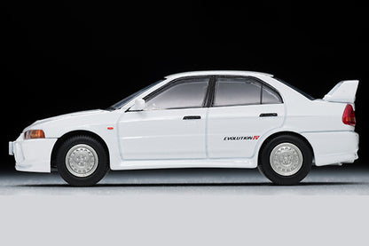 Mô hình xe Tomyca Limited Vintage TLV 1:64 Mitsubishi Lancer RS Evolution IV (white) | LV-N186c
