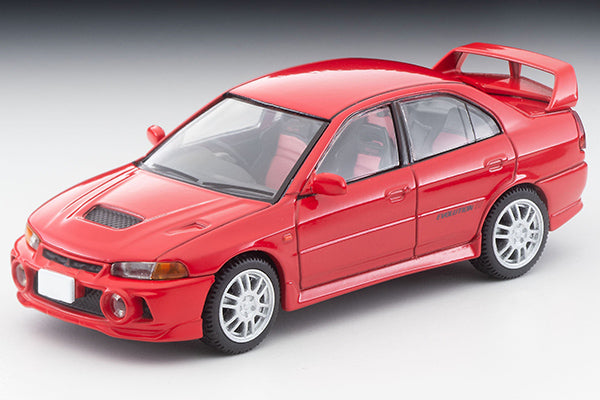 Mô hình xe Tomyca Limited Vintage TLV 1:64 Mitsubishi Lancer GSR Evolution IV (red) | LV-N186d