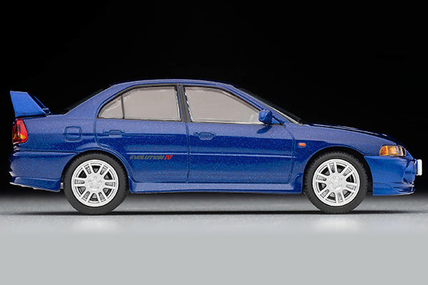 Mô hình xe Tomyca Limited Vintage TLV 1:64 Mitsubishi Lancer GSR Evolution IV (navy) | LV-N186e