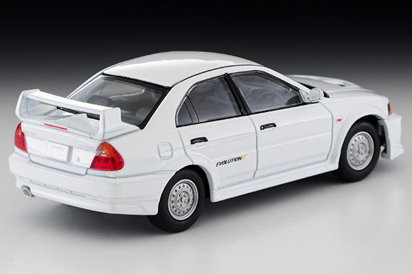 Mô hình xe Tomyca Limited Vintage TLV 1:64 Mitsubishi Lancer RS Evolution V (white) | LV-N187c