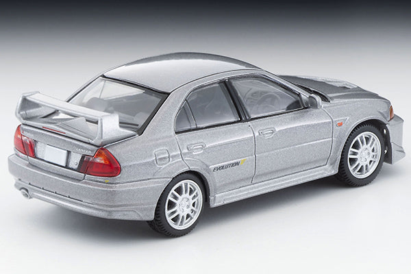Mô hình xe Tomyca Limited Vintage TLV 1:64 Mitsubishi Lancer GSR Evolution V (silver) | LV-N187d