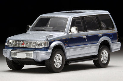 Mô hình xe Tomyca Limited Vintage TLV 1:64 Pajero Super Exceed Z (silver/blue) | LV-N189b