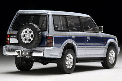 Mô hình xe Tomyca Limited Vintage TLV 1:64 Pajero Super Exceed Z (silver/blue) | LV-N189b
