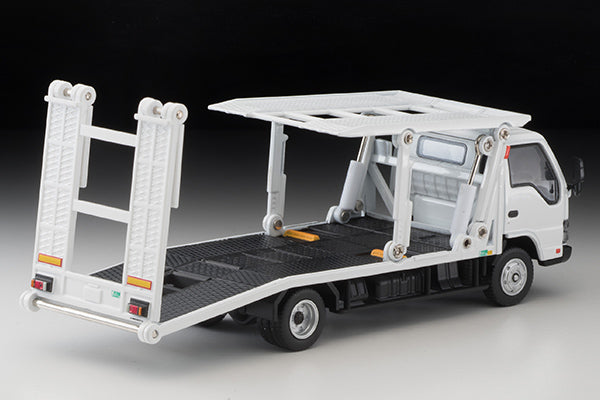 Mô hình xe Tomyca Limited Vintage TLV 1:64 Isuzu Elf Hanamidai Automobile Safety Loader Big Wide (White) | LV-N191a