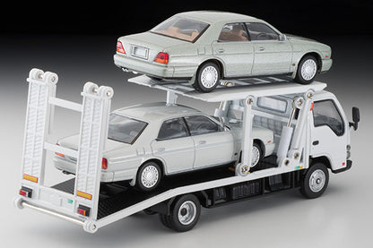 Mô hình xe Tomyca Limited Vintage TLV 1:64 Isuzu Elf Hanamidai Automobile Safety Loader Big Wide (White) | LV-N191a