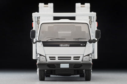 Mô hình xe Tomyca Limited Vintage TLV 1:64 Isuzu Elf Hanamidai Automobile Safety Loader Big Wide (White) | LV-N191a
