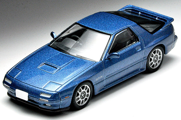 Mô hình xe Tomyca Limited Vintage TLV 1:64 Mazda Savanna RX-7 GT-X 1989 model (blue) | LV-N192b