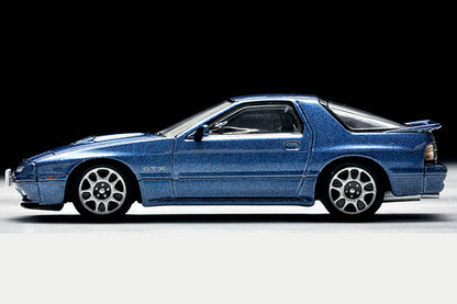 Mô hình xe Tomyca Limited Vintage TLV 1:64 Mazda Savanna RX-7 GT-X 1989 model (blue) | LV-N192b