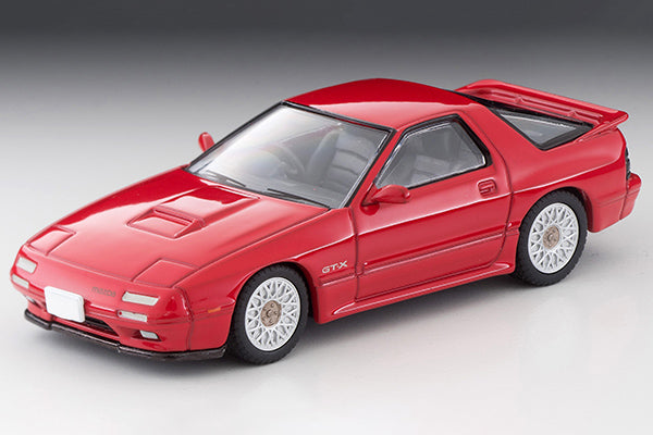 Mô hình xe Tomyca Limited Vintage TLV 1:64 Mazda Savanna RX-7 GT-X 1990 model (red) | LV-N192d