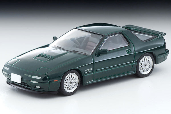 Mô hình xe Tomyca Limited Vintage TLV 1:64 Mazda Savanna RX-7 Winning Limited (green) | LV-N192f