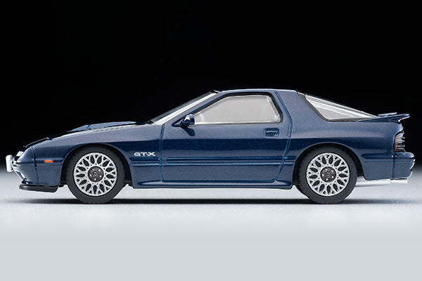 Mô hình xe Tomyca Limited Vintage TLV 1:64 Mazda Savanna RX-7 GT-X (navy) 1990 model | LV-N192g