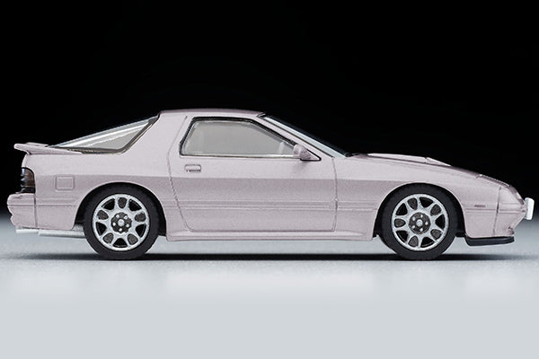 Mô hình xe Tomyca Limited Vintage TLV 1:64 Mazda Savanna RX-7 GT-X (Winning Silver M) 1989 model | LV-N192h