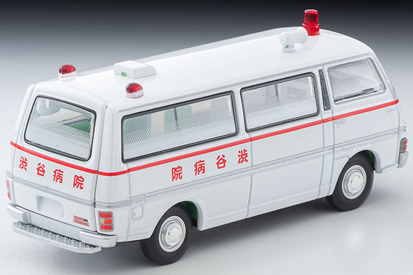 Mô hình xe Tomyca Limited Vintage TLV 1:64 Metropolis 01 Nissan Caravan Ambulance (Shibuya Hospital) Metropolis PARTIII Episode 7 "Runway of Escape" | LV-N19880-na