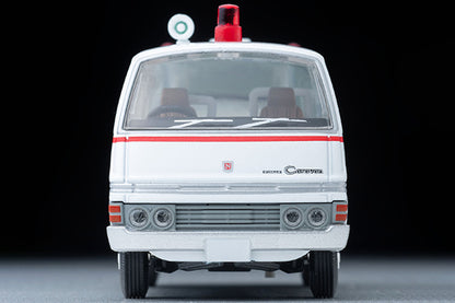 Mô hình xe Tomyca Limited Vintage TLV 1:64 Metropolis 01 Nissan Caravan Ambulance (Shibuya Hospital) Metropolis PARTIII Episode 7 "Runway of Escape" | LV-N19880-na