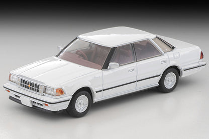 Mô hình xe Tomyca Limited Vintage TLV 1:64 Toyota Crown Hardtop 3.0 Royal Saloon G (white) 1985 model | LV-N199c