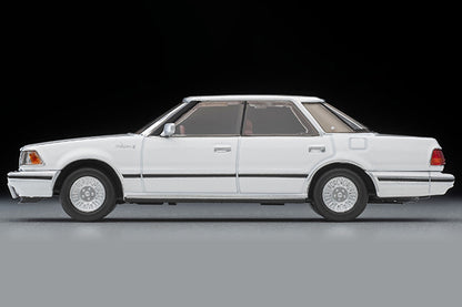 Mô hình xe Tomyca Limited Vintage TLV 1:64 Toyota Crown Hardtop 3.0 Royal Saloon G (white) 1985 model | LV-N199c