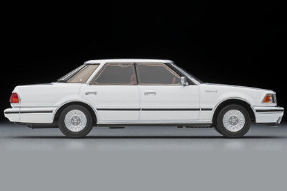 Mô hình xe Tomyca Limited Vintage TLV 1:64 Toyota Crown Hardtop 3.0 Royal Saloon G (white) 1985 model | LV-N199c