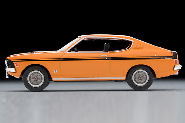 Mô hình xe Tomyca Limited Vintage TLV 1:64 Mitsubishi Colt Galant GTO MR 1970 model (orange) | LV-N204a