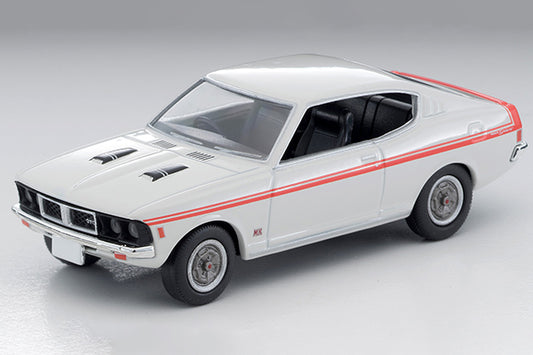 Mô hình xe Tomyca Limited Vintage TLV 1:64 Mitsubishi Colt Galant GTO MR 1971 model (white) | LV-N204c