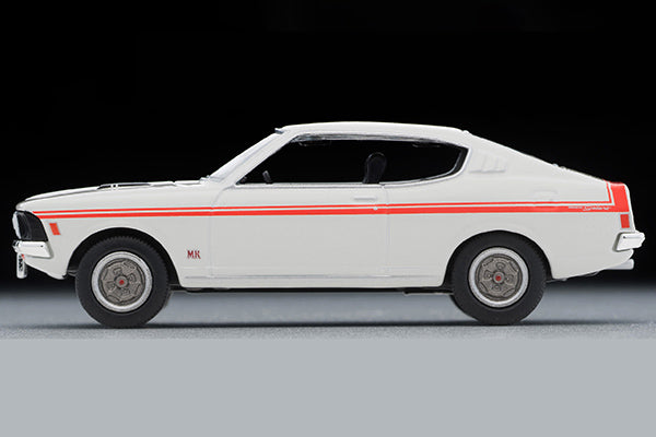 Mô hình xe Tomyca Limited Vintage TLV 1:64 Mitsubishi Colt Galant GTO MR 1971 model (white) | LV-N204c