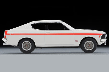 Mô hình xe Tomyca Limited Vintage TLV 1:64 Mitsubishi Colt Galant GTO MR 1971 model (white) | LV-N204c