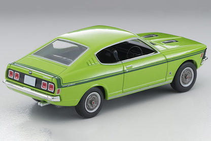 Mô hình xe Tomyca Limited Vintage TLV 1:64 Mitsubishi Colt Galant GTO MR 1970 model (yellow green) | LV-N204d