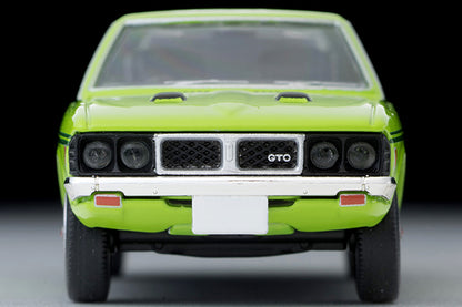 Mô hình xe Tomyca Limited Vintage TLV 1:64 Mitsubishi Colt Galant GTO MR 1970 model (yellow green) | LV-N204d