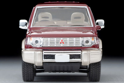 Mô hình xe Tomyca Limited Vintage TLV 1:64 Mitsubishi Pajero Mid Roof Wide VR (Red/Beige) 1996 model | LV-N206b