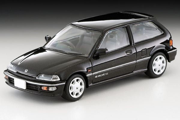 Mô hình xe Tomyca Limited Vintage TLV 1:64 Honda Civic 25XT 1989 model (black) | LV-N207a