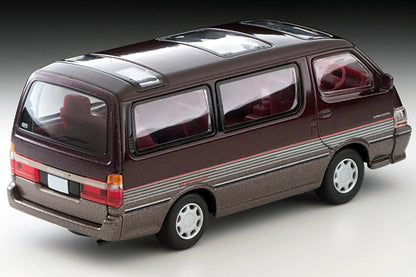 Mô hình xe Tomyca Limited Vintage TLV 1:64 Toyota Hiace Wagon Super Custom 1992 Model (Dark Red/Brown) | LV-N208b