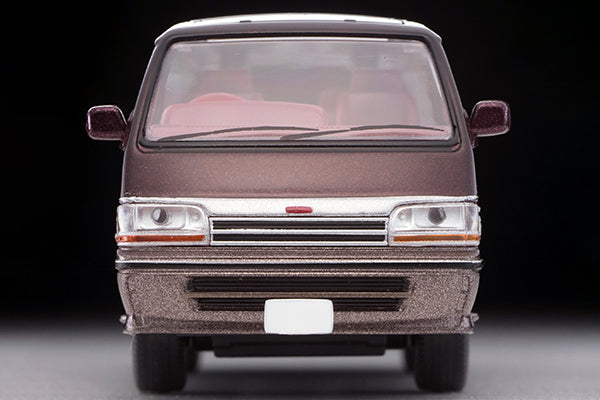 Mô hình xe Tomyca Limited Vintage TLV 1:64 Toyota Hiace Wagon Super Custom 1992 Model (Dark Red/Brown) | LV-N208b