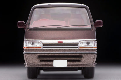 Mô hình xe Tomyca Limited Vintage TLV 1:64 Toyota Hiace Wagon Super Custom 1992 Model (Dark Red/Brown) | LV-N208b