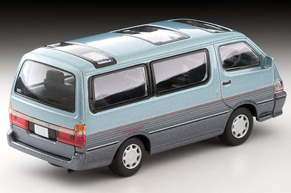 Mô hình xe Tomyca Limited Vintage TLV 1:64 Toyota Hiace Wagon Super Custom (light blue/navy) | LV-N208c