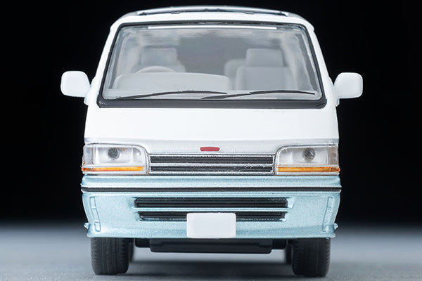 Mô hình xe Tomyca Limited Vintage TLV 1:64 Toyota Hiace Wagon Super Custom (white/light blue) 1990 model | LV-N208d