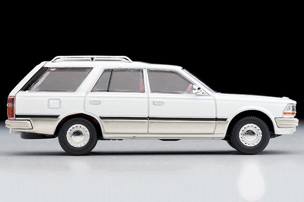 Mô hình xe Tomyca Limited Vintage TLV 1:64 Nissan Cedric Wagon V20E SGL Limited (white/silver) | LV-N209a