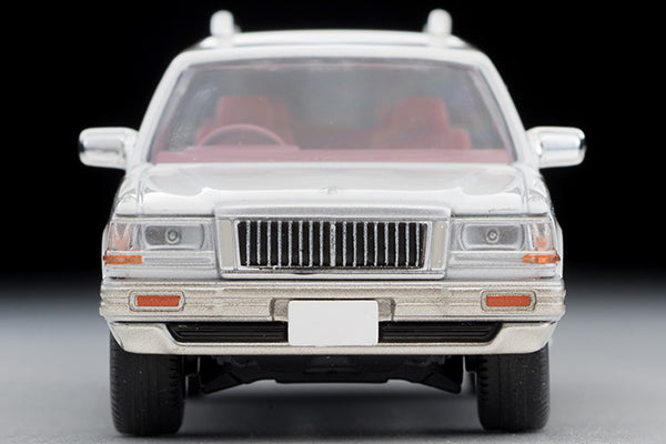 Mô hình xe Tomyca Limited Vintage TLV 1:64 Nissan Cedric Wagon V20E SGL Limited (white/silver) | LV-N209a