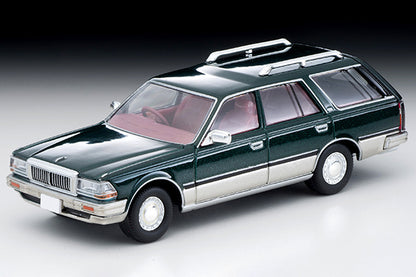 Mô hình xe Tomyca Limited Vintage TLV 1:64 Nissan Cedric Wagon V20E SGL Limited (green/silver) | LV-N209b