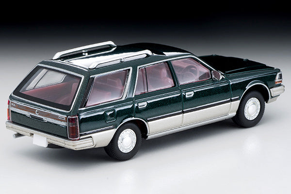 Mô hình xe Tomyca Limited Vintage TLV 1:64 Nissan Cedric Wagon V20E SGL Limited (green/silver) | LV-N209b