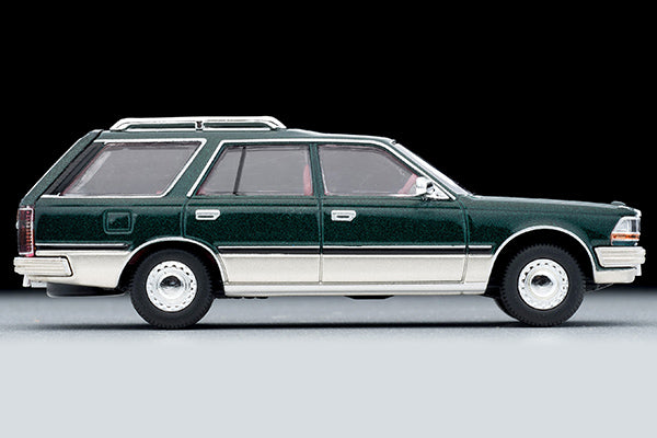 Mô hình xe Tomyca Limited Vintage TLV 1:64 Nissan Cedric Wagon V20E SGL Limited (green/silver) | LV-N209b